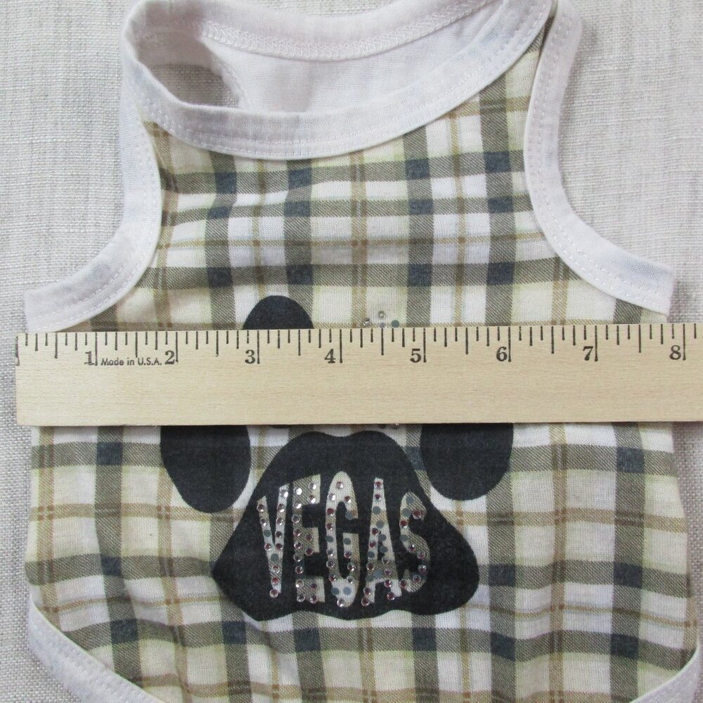 Lot of 3 Dog Shirts Large Multi Cute Graphic Pet Clothes Vegas Big Brother Baby - Picture 14 of 16